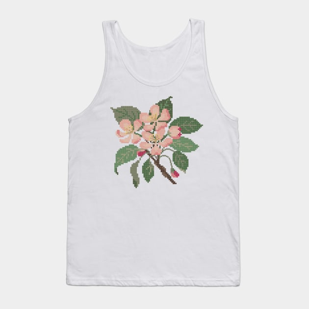 Arkansas Michigan State Flower Apple Blossom Tank Top by inotyler